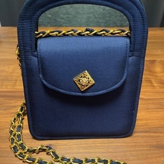 ★美品★タイシルク（絹）のショルダーバッグ