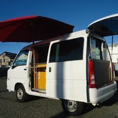 キッチンカー　移動販売車　総額50万円　スバル・サンバー オートマ、フル装備　車検2年、諸費用0円の画像