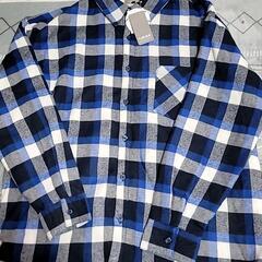 新品！中ボアチェックシャツ