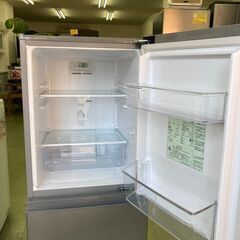 【リサイクルショップ　ピカソ　小松原】AQUA アクア 126L 右開き 冷蔵庫 シルバー 2019年製 AQR-13H★4506★