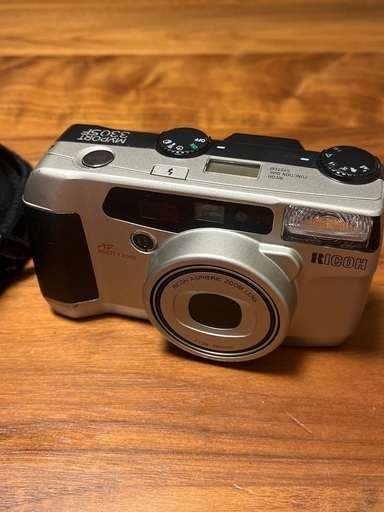 ★【美品】RICOHフィルム式カメラ　マイポート 330SF 3.4倍ズームコンパクトカメラ