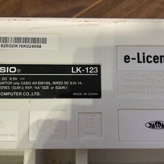 CASIO カシオ LK-123 61鍵盤 の画像