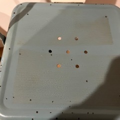 再値下げ　ノットアンティークス クラッシュゲート　ブリックチェア ライトブルー ダイニングチェアの画像