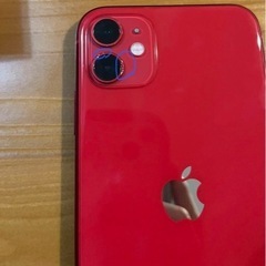 iPhone 11 (PRODUCT)レッド 64GB 強化ガラスフィルム付きの画像