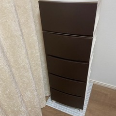 ★受渡し決定★5段プラスティク衣装棚