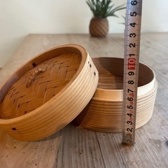 【中古】中華せいろ　食卓で使いやすい14cmの画像