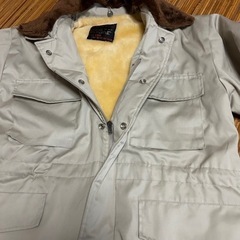 DE-LUXE Coat ボア付きジャンパー/M位　日本製の画像