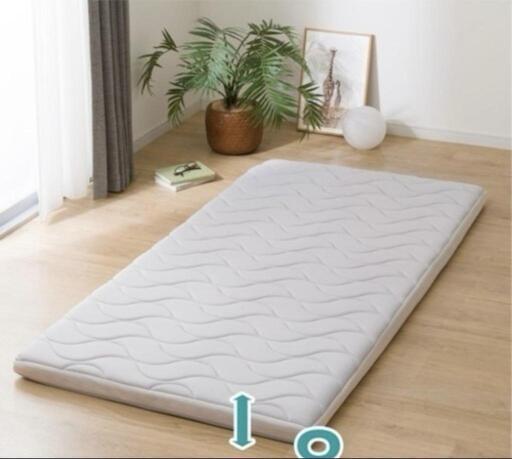 【美品】ニトリ　低反発敷布団　ダブル