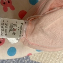 ホットビスケッツ　ミキハウス　50-70cm ベストと帽子セット　女の子の画像