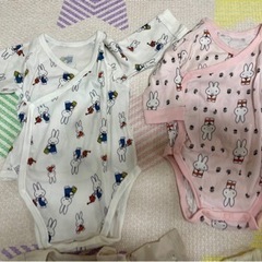 70cm 肌着　5枚セット　女の子　男の子　ミッフィーの画像