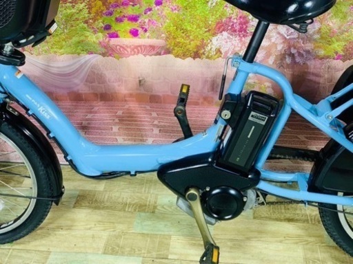❷5885子供乗せ電動アシスト自転車YAMAHA 20インチ良好バッテリー