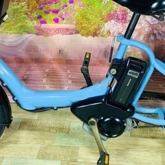 ❸5885子供乗せ電動アシスト自転車YAMAHA 20インチ良好バッテリーの画像
