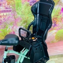 ❸5884子供乗せ電動アシスト自転車ブリヂストン20インチ良好バッテリーの画像