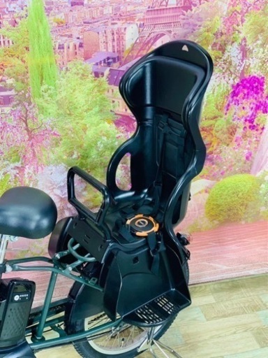 ❶5882子供乗せ電動アシスト自転車Panasonic20インチ良好バッテリー
