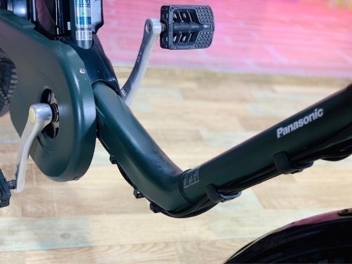 ❶5881子供乗せ電動アシスト自転車Panasonic20インチ良好バッテリー