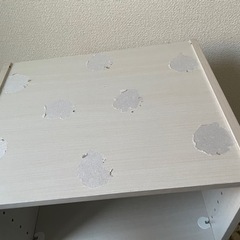 【使用1年未満】カラーボックス2段 ホワイトの画像