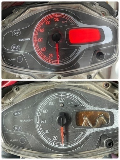 バイク アドレスV125S メーター 8 取引済み
