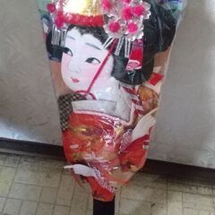 お正月に！押絵羽子板　羽根つきの画像