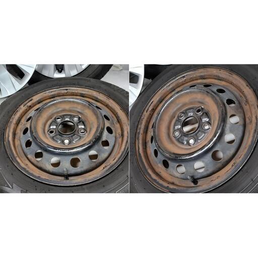 ＜スタッドレスタイヤ・ホイール 4本＞ 185/65R15 ダンロップ　 15x6J トヨタ 純正 5H -114.3