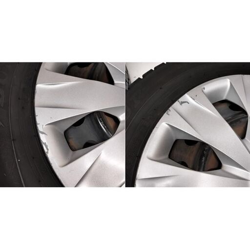 ＜スタッドレスタイヤ・ホイール 4本＞ 185/65R15 ダンロップ　 15x6J トヨタ 純正 5H -114.3