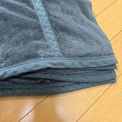 毛布　シングル　グレーの画像