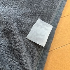 毛布　シングル　グレーの画像