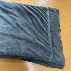 毛布　シングル　グレーの画像