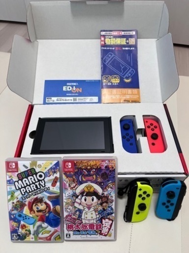 【美品/構成品多数】Nintendo Switch バッテリー強化版