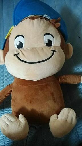 ♥️新品♥️おさるのジョージ　大きいぬいぐるみ　全長約42cm