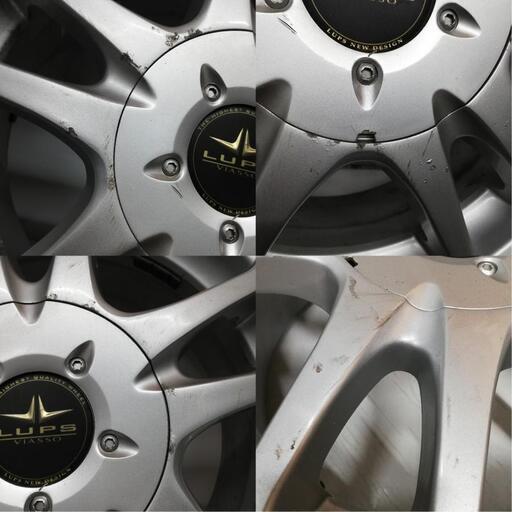 ＜訳アリ特価！ スタッドレスタイヤ・ホイール 4本＞ 185/65R15 グッドイヤー 15x6.5J LUPS VIASSO 4H 5H -114.3