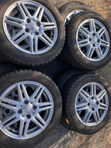 155/65R14 ホイール付　バリ山