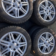 155/65R14 ホイール付　バリ山