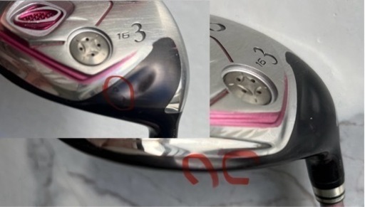 ゼクシオ8 ボルドー3w フェアウェイウッド　レディース
