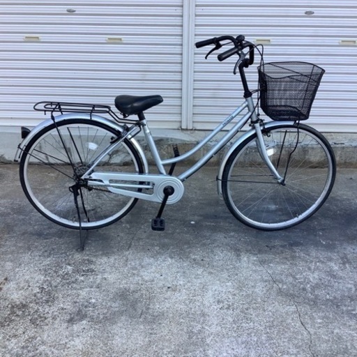 267  FROMAGEママチャリ　26インチ　シルバーボディー