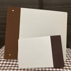 スクラップ用アルバム　大小セット売りの画像