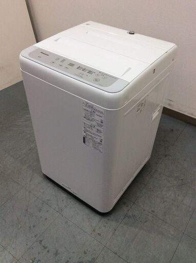 JT8023【Panasonic/パナソニック 5.0㎏洗濯機】極美品 2023年製 NA-F5B1 家電 洗濯 簡易乾燥付