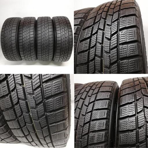 ＜スタッドレスタイヤ & ホイール 4本＞ 175/65R14 グッドイヤー  14x5.5J ブリヂストン FEID 4H -100 フィット