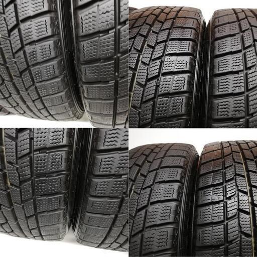 ＜スタッドレスタイヤ & ホイール 4本＞ 175/65R14 グッドイヤー  14x5.5J ブリヂストン FEID 4H -100 フィット