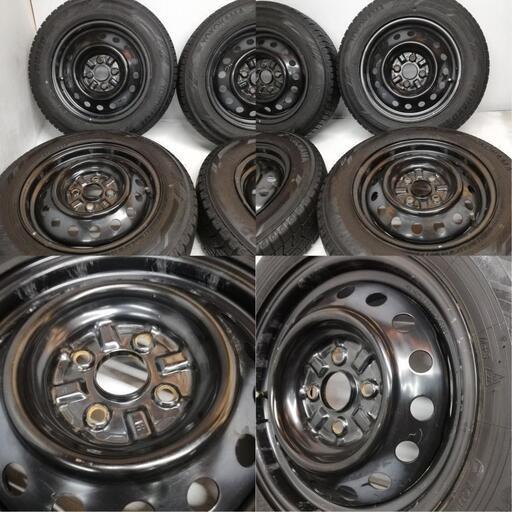 ＜訳アリ特価！ スタッドレス & ホイール 4本＞ 165/70R14 ヨコハマタイヤ　 14x5.5J トヨタ製 4H -100 ヴィッツ