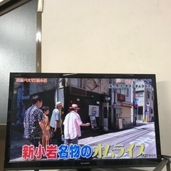 k2312-870 SHARP 液晶テレビ AQUOS LC-24P5 2018年製 24インチ 動作確認済み キズ汚れ有り リモコン付き