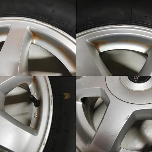 ＜スタッドレスタイヤ & ホイール 4本＞ 185/70R14 ブリヂストン 2016年製   14x6J ブリヂストン GIRO 4H カローラ 等