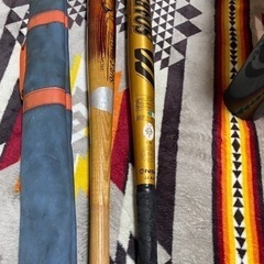 木製バットとソフトボールバット