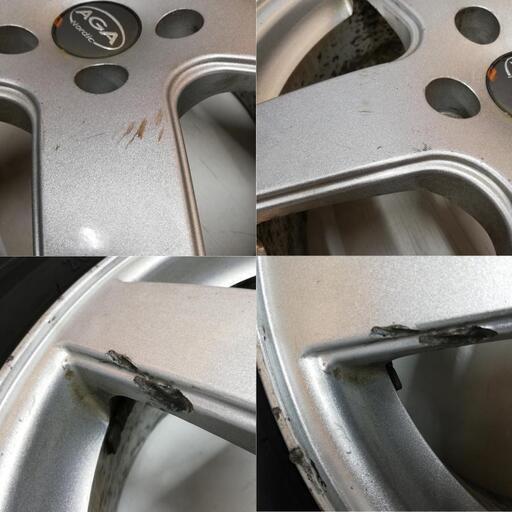 スタッドレスタイヤ・ホイール 4本＞ 205/55R16 ピレリ 2015年製   16x7J AGA Nordic TARGA 5H -112 VW フォルクスワーゲン