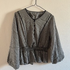 中古　洋服　ギンガムチェック柄