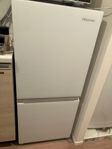 使用期間1年半の白の冷蔵庫です！