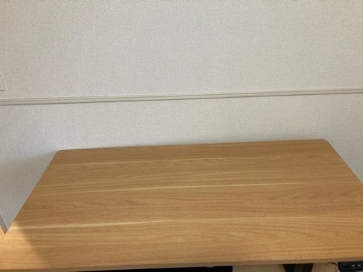 電動昇降式デスク 机下棚付き