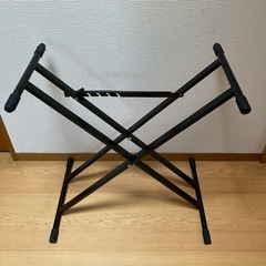 受け渡し者決定　　無料【お譲りします】電子ピアノキーボードスタンド