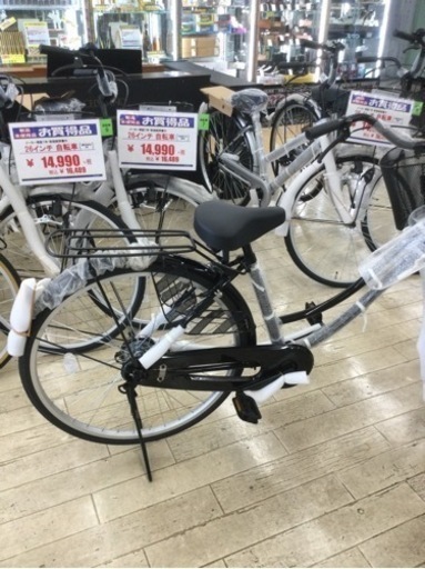 【✨新品未使用品❗️メーカー1年保証❗️取扱説明書付き❗️スタンダード❗️ブラックカラー❗️✨】26インチ自転車 21テクノロジー　