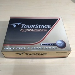 ☆値下げ☆k2312-888 BRIDGESTONE ゴルフボール 12個セット ホワイト TOURSTAGE EXTRADISTANCE 未使用品の画像