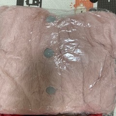 新品　女の子　上着　フード付き　95cm ピンクの画像